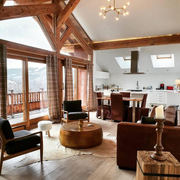 Chalet Entier 110M2 Avec Vue Et Sauna A 10 Min Des Pistes Sainte-Foy-Tarentaise Exteriér fotografie